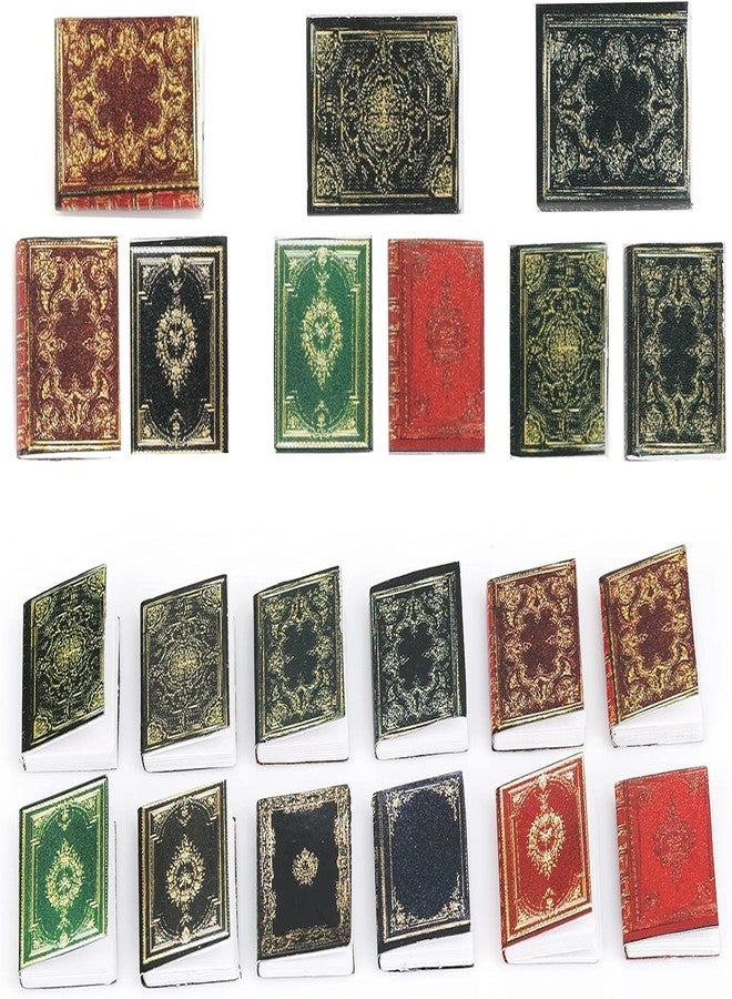 INNPOLE Miniatures Dollhouse Books, 1:12 Scale Mini Books, Model Decoration for Dollhouse Accessories Boys and Girls Play Entertainment Supplies (9 Pcs) - Image 2